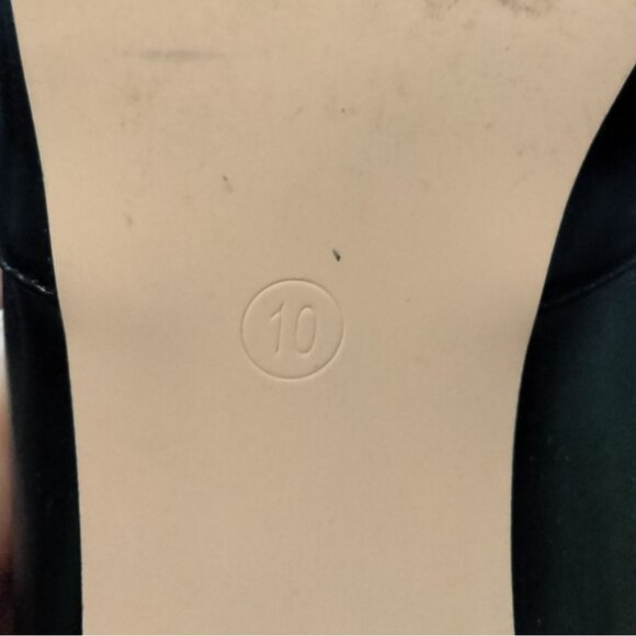 Rilista Size 10 Heels Slingback Kitten Black Pointed Toe Adjustable Strap shoes - Picture 8 of 8